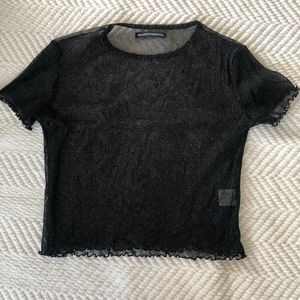 Brandy Melville sheer shirt